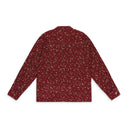 RED LONG-SLEEVE TWILL BUTTON-DOWN SHIRT