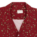RED LONG-SLEEVE TWILL BUTTON-DOWN SHIRT