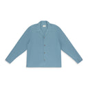 BLUE LONG-SLEEVE TWILL BUTTON-DOWN SHIRT