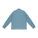 BLUE LONG-SLEEVE TWILL BUTTON-DOWN SHIRT