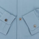 BLUE LONG-SLEEVE TWILL BUTTON-DOWN SHIRT