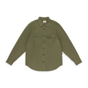 TAN UTILITY BUTTON-DOWN SHIRT