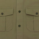 TAN UTILITY BUTTON-DOWN SHIRT