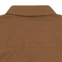 BROWN UTILITY BUTTON-DOWN SHIRT