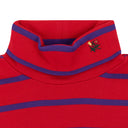 RED/VIOLET PURPLE CREST TURTLENECK