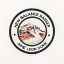 WHITE NEW BALANCE GRAPHIC TRAIL BUTTON-DOWN