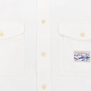 WHITE NEW BALANCE GRAPHIC TRAIL BUTTON-DOWN