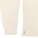CREAM CREST POINTELLE LONG-SLEEVE POLO SHIRT