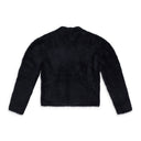BLACK HIGH NECK CARDIGAN