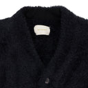 BLACK HIGH NECK CARDIGAN