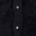 BLACK HIGH NECK CARDIGAN