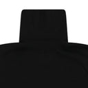 BLACK MERINO WOOL TURTLENECK SWEATER