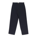DARK GRAY GARMENT DYED STRAIGHT FIT PANTS