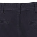 DARK GRAY GARMENT DYED STRAIGHT FIT PANTS