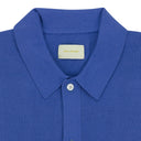 PERIWINKLE FULL BUTTON POLO CARDIGAN