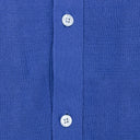 PERIWINKLE FULL BUTTON POLO CARDIGAN