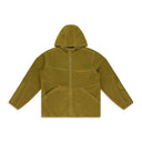 BROWN NEW BALANCE FULL-ZIP FLEECE HOODIE