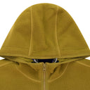 BROWN NEW BALANCE FULL-ZIP FLEECE HOODIE
