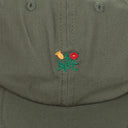 GREEN BRUSHED CREST HAT