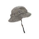 BLACK/OFF-WHITE WOOL BOONIE BUCKET HAT