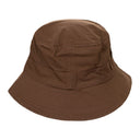 BROWN POCKET BUCKET HAT