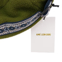 GREEN FLEECE BEANIE
