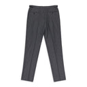 GRAY SINGLE PLEAT TROUSERS