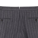 GRAY SINGLE PLEAT TROUSERS