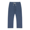 INDIGO HERRINGBONE TERRY SWEATPANTS