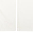 WHITE GARMENT DYED STRAIGHT FIT PANTS