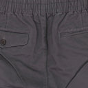 GRAY DRAWSTRING CHINO SHORTS