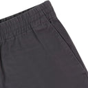 GRAY DRAWSTRING CHINO SHORTS