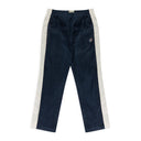 NAVY DRAKE'S VELVET TRACK PANTS