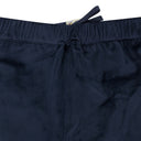 NAVY DRAKE'S VELVET TRACK PANTS
