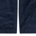 NAVY DRAKE'S VELVET TRACK PANTS