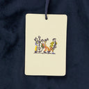 NAVY DRAKE'S VELVET TRACK PANTS
