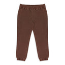 BROWN GARMENT DYED UNIFORM SWEATPANTS