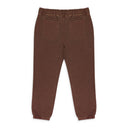 BROWN GARMENT DYED UNIFORM SWEATPANTS