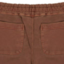 BROWN GARMENT DYED UNIFORM SWEATPANTS