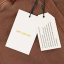 BROWN GARMENT DYED UNIFORM SWEATPANTS