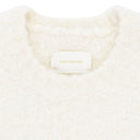 OFF-WHITE BOUCLE CREWNECK SWEATER