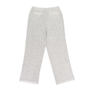 CREAM PLAITED PANTS