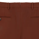 BROWN SARTORIAL FRONT PLEAT TROUSERS