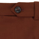 BROWN SARTORIAL FRONT PLEAT TROUSERS