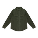 GREEN FLEECE BUTTON-DOWN SHIRT
