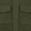 GREEN FLEECE BUTTON-DOWN SHIRT