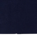 NAVY WAFFLE KNIT CARDIGAN