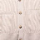CREAM WAFFLE KNIT CARDIGAN
