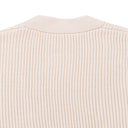 CREAM WAFFLE KNIT CARDIGAN