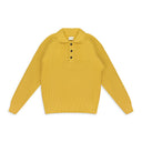 ORANGE SHAKER STITCH POLO SHIRT